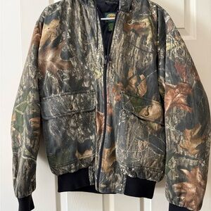 Cabela's Camouflage Puffer Jacket - Hooded